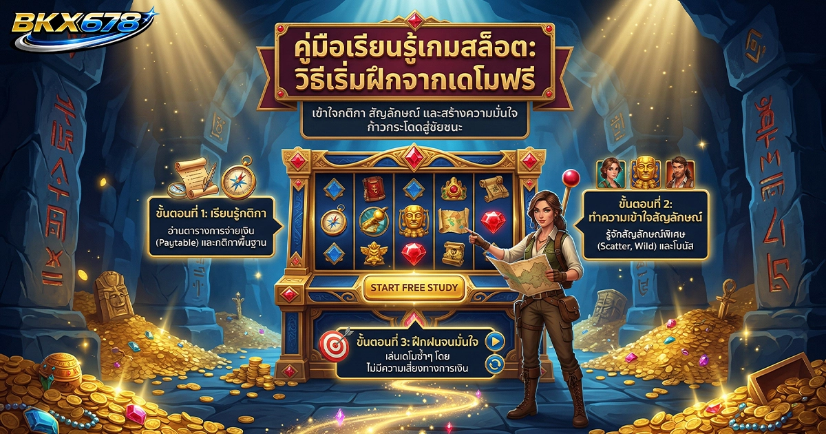bkx678 คู่มือเรียนรู้เกมสล็อต วิธีเริ่มฝึกจากเดโมฟรี